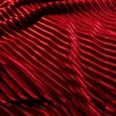 Ткань Бархат полоса (бордо)